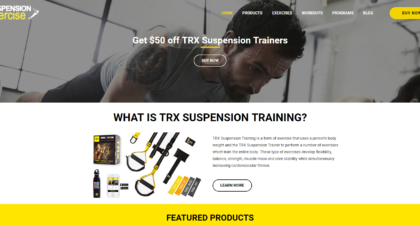 Suspension Exercise Website